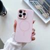 Original Liquid Silicone Matte Fluorescence For Magsafe Case For iPhone 15 14 13 Pro Max Wireless Charge Magnetic Soft Cover