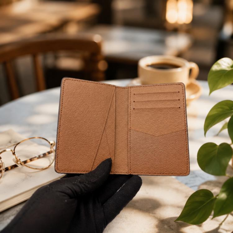 Classic Monogram Women's Pocket Wallet - Coated Canvas Card Holder