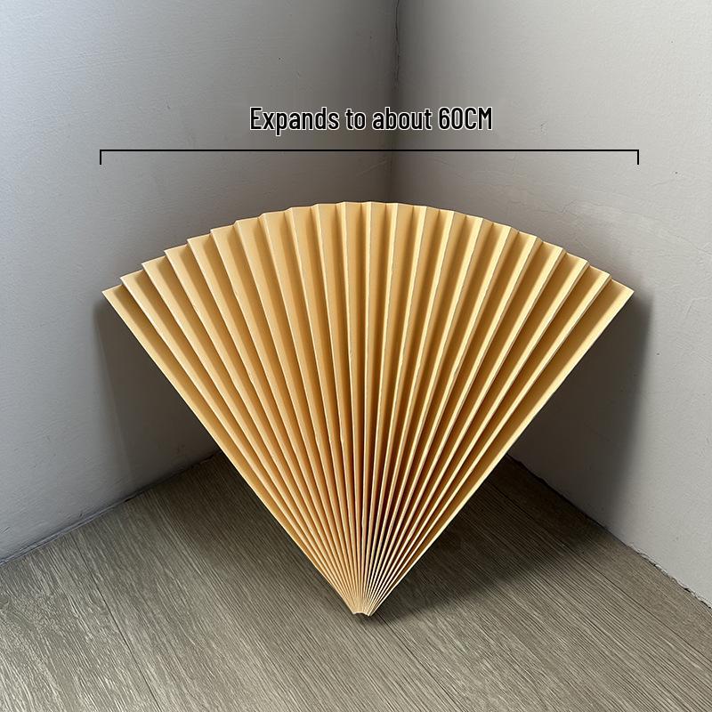 Roter halbkreisförmiger Bambuspapierfächer für Hochzeits- und Eventdekoration