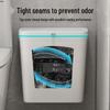 Youqin Wall-Mounted Slide-Lid Trash Can
