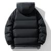 Plus size jacket men's winter bread jacket loose warm thickened cotton jacket new hooded men's jacket trendy padded clothes