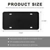 Silicone License Plate Frame, Rust-Proof Rattle-Proof Front Back License Plate Cover With Drainage Holes, Weather-Proof Car Plate Bracket Holder With