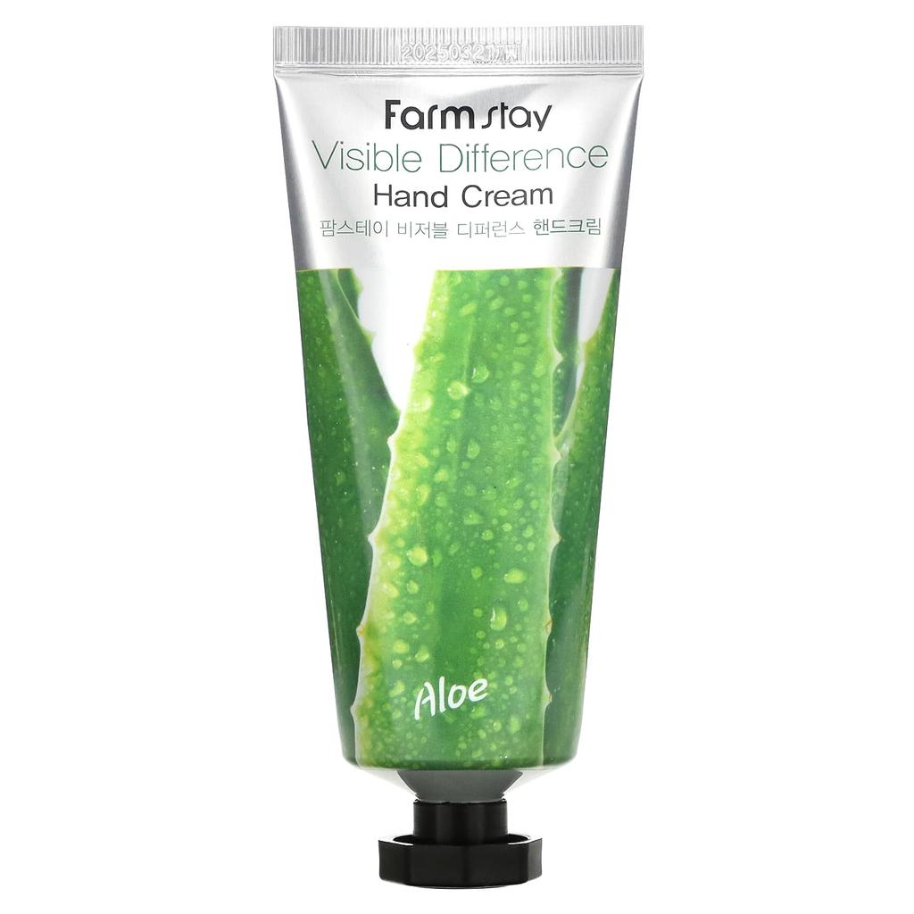 Visible Difference Hand Cream, Aloe, 100G(3.52Oz)