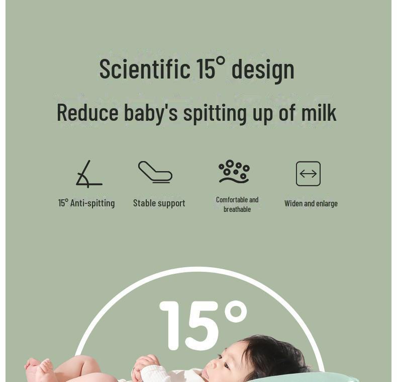 Anti-Vomiting Nursing Pillow: Baby Feeding and Support Cushion by Taoqibaby