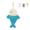 Sisal Cat Scratcher Mat Cartoon Design Cat Scratching Pad with Sticker Tape for Floor Wall To Protect Couch Carpet Furniture
