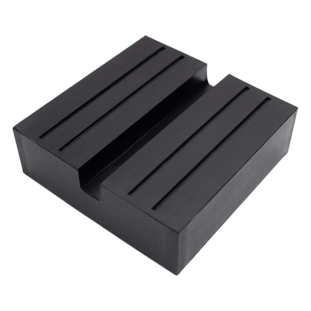 Five Bananas Jack Rubber Pads Black Anti-Slip Rail Pinch Welding Adapter Support Block Heavy