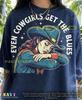 Even Cowgirls Get The Blues Comfort Colors® Tshirt, Vintage Western Crying Cowgirl Graphic Y2K Streetwear Retro Rodeo Country Gift Tees,