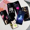 Anime Cartoon Katze Illustration Handyhülle Für Xiaomi Mi 15 14 13 13T 12 12T 12S 11 11i 11T Pro Ultra Lite 5G Schwarz Weich