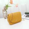 Fashion embossed pattern single shoulder crossbody chain small square bag versatile women's bag