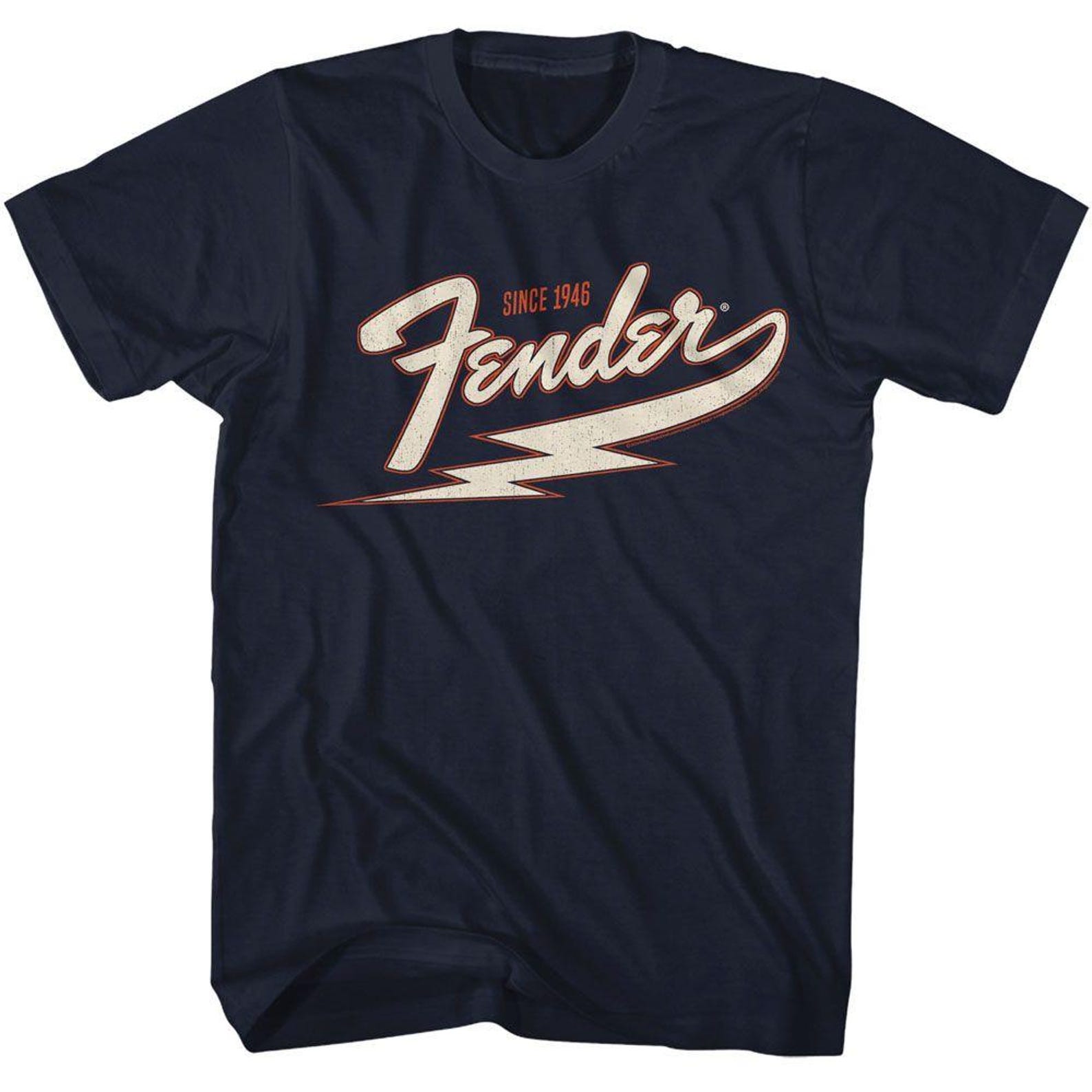 Fender Guitars Bolt Navy T-Shirt S