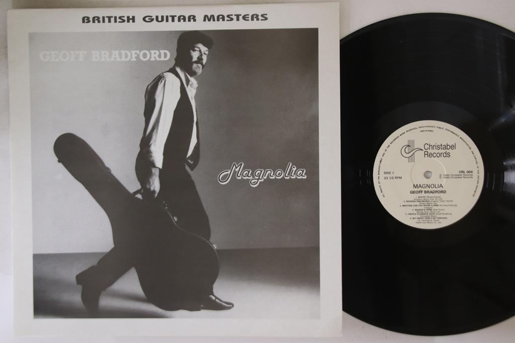 LP Record GEOFF BRADFORD - Magnolia CRL004 CHRISTABEL 1986 UK Blues Used