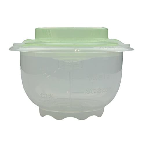 Pearl Metal Microwave Rice Cooker, Made In Japan, 1-Cup Rice Cooker, Range Gourmet C-244