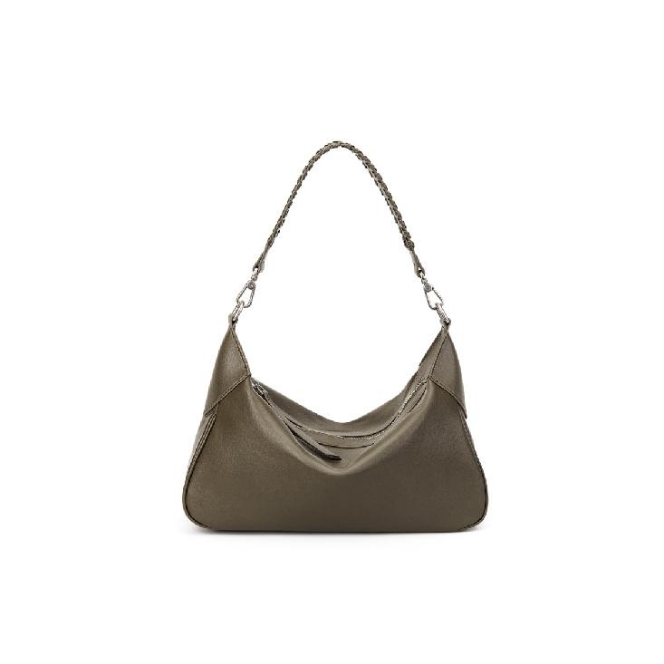 

Cross-Border Large Capacity Tote Bag Commuter Genuine Leather Women s Bag зелений