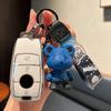 Fashion Car Remote Key Case Full Cover Holder For Mercedes Benz A C E S G Class GLC CLE CLA GLB GLS W177 W205 W213 W222 X167 AMG NF6