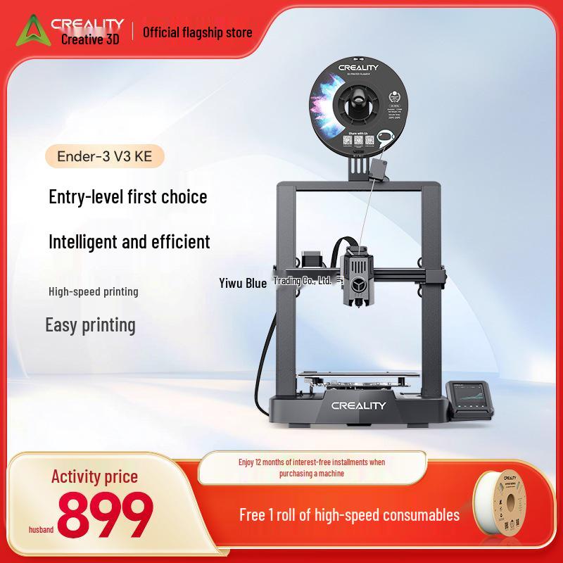 Chuangxiang ENDER-3 V3 KE High-Speed 3D Printer with Fully Automatic Leveling for Education and Desktop Use
