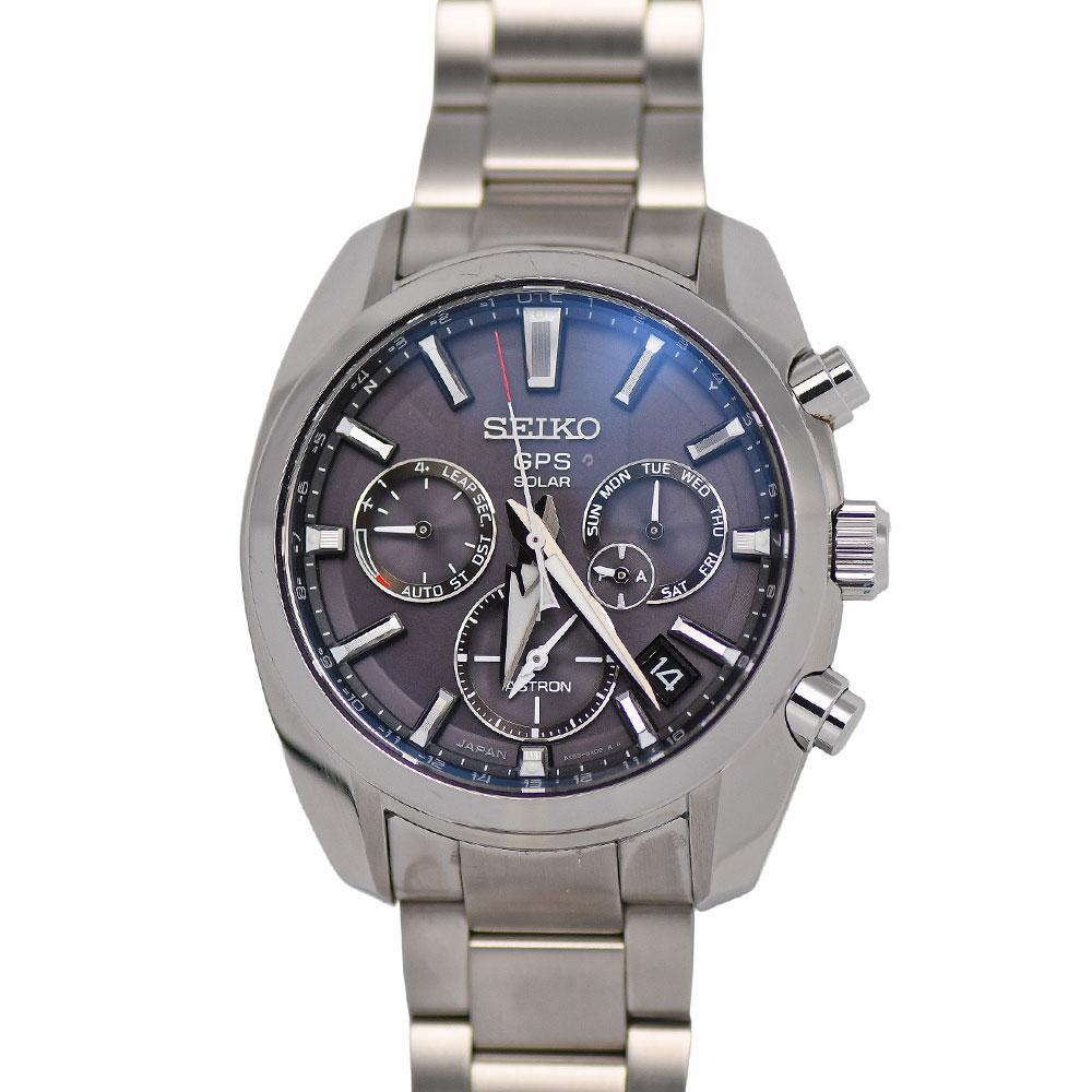 

[Get great deals with coupons x get more points] SEIKO ASTRON 5X series dual time men s solar GPS satellite radio wave correction stainless steel