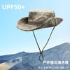 Adventure sunscreen camping bucket hat outdoor jungle camouflage visor round edge fishing hat summer new