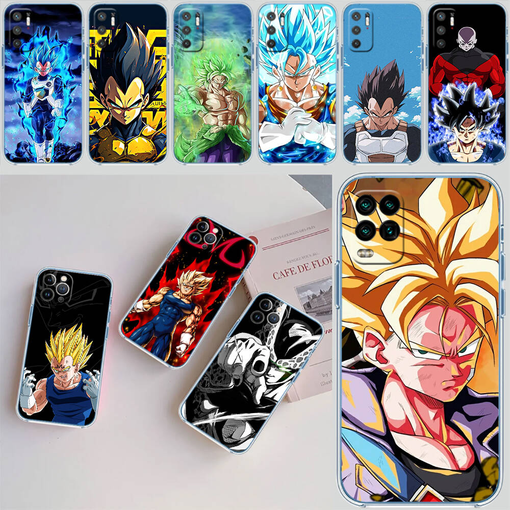 Anime Dragon Ball Vegeta Phone Case for Motorola G14 G15 G24 G30 G31 G32 G34 G41 G42 G51 G52 G50 G60S G60 G62 G72 G71 G73 G84 G85 G200 E32