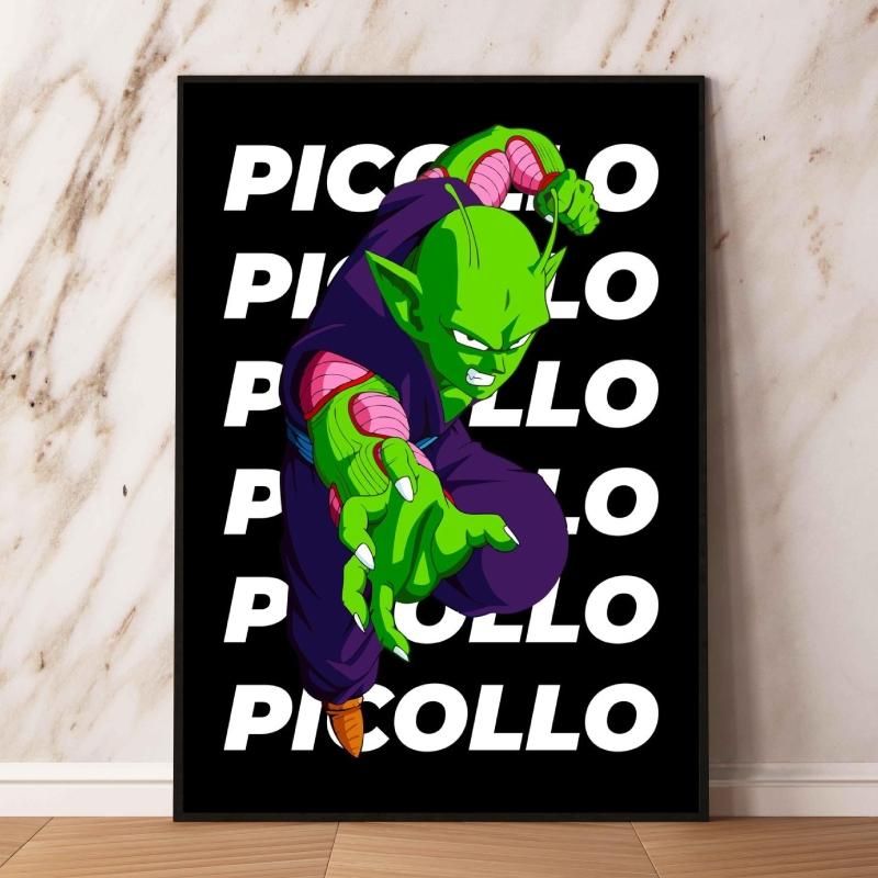 Japonské anime olejomalba Dragon Ball moderní obývací pokoj estetický plakát manga obrázek