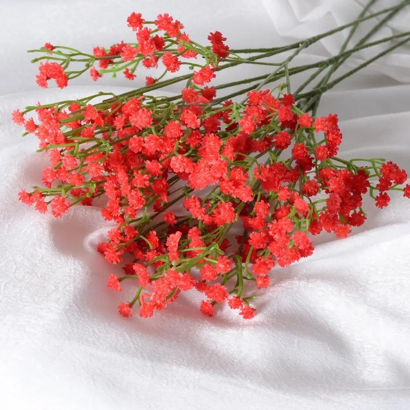 1PC 108Heads Babies Breath Artificial Flowers Plastic Gypsophila DIY Floral Bouquets For Handmade Wedding Party Home Decoration