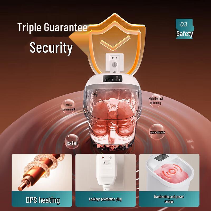 Philips PPM3212F Electric Foot Bath Massager