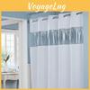 Hotel Linen Shower Curtain With Lightfiltering Fabric And Customizable Design For Hotel Rooms
