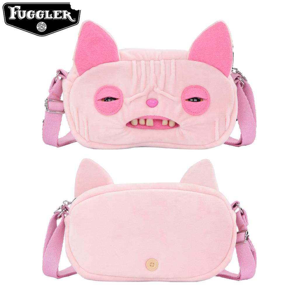 Original Fuggler Ugly Teeth Monster Plush Toy Shoulder Bag CHEEZEE Cat Wide Eyed Weirdo Sir Belch Hairless Peluche Crossbody Bag