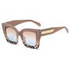 New trendy versatile sunglasses, high-end European and American simple square versatile men's and women's sunglasses