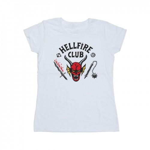 Netflix Womens/Ladies Stranger Things Hellfire Club Cotton T-Shirt