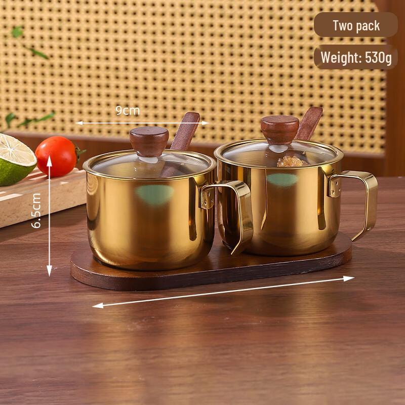 

Stainless Steel Seasoning Canister Set