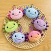 Kawaii Axolotl Plüsch Schlüsselanhänger Niedliches Stofftier Spielzeug Mini Salamander Puppe Tasche Anhänger Autoschlüsselanhänger Weiche Flauschige Plüschtiere Geschenke
