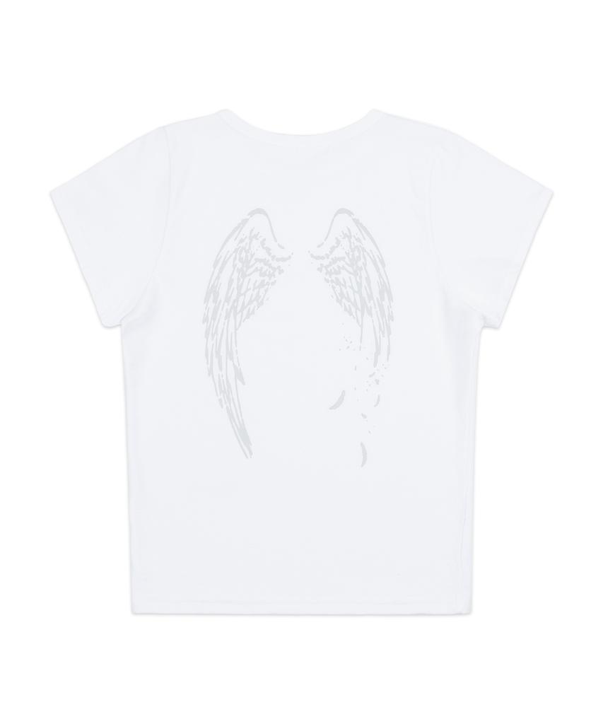 FANCY CLUB Rivers Of Heaven Crop Top (Gray) F25Qb135