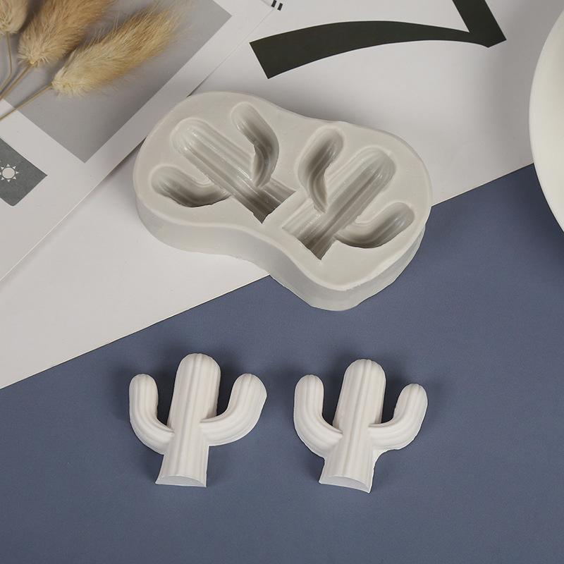 New Cactus Shaped Chocolate Molds Silicone Dessert Molds for Baking Cake Candy DIY  Christmas Kitchen Party Decoration Supplies