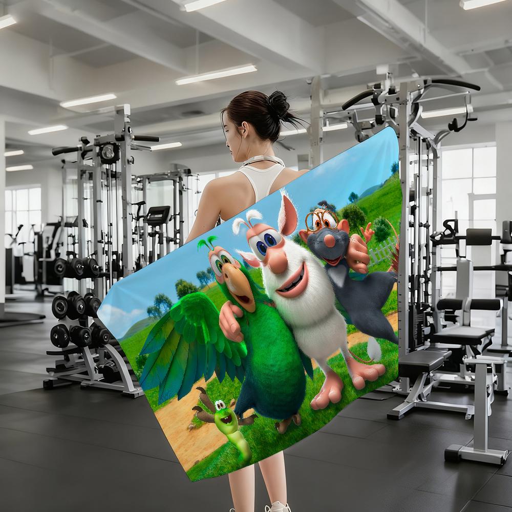 Cartoon B-Booba-S Towel Quick Drying Beach Towels Are Suitable For Swimming Pools Camping Yoga And The Gym