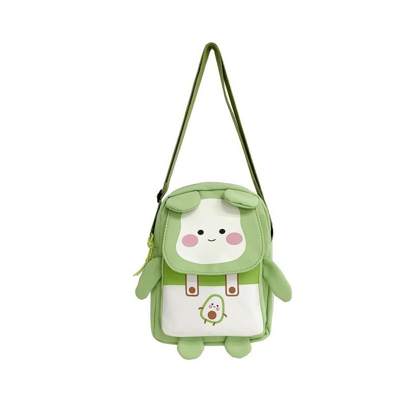 Kawaii Bear Phone Bag Nylon Cute Shoulder Purse For Girls And Teens