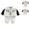 Kids Casual Long-Sleeve Set, Comfortable Daily Wear Outfits