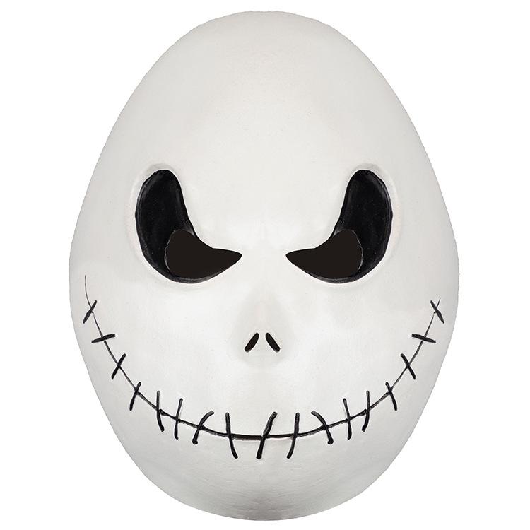 Jack Skellington Latex Skull Mask for Halloween Masquerade Party