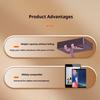 Mobile Phone Holder 360 Degrees Rotating Aluminum Alloy Desktop Stand Multi-Angle Adjustable Butterfly Design Foldable Dock for Home Office Travel
