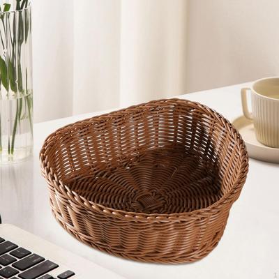 Handwoven Heart Basket for Dining Table, Multi-Purpose Storage Solution