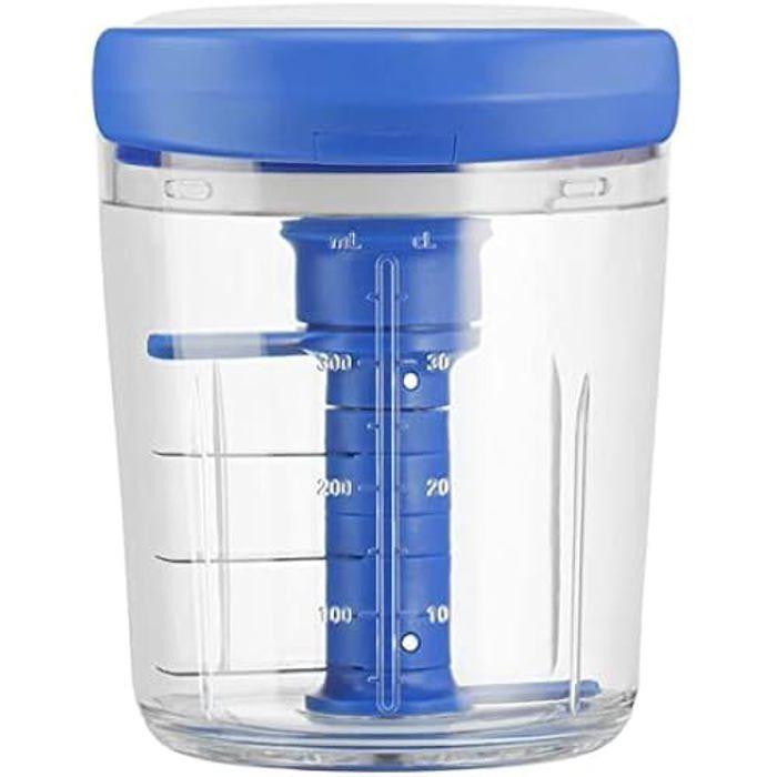 Tocător Universal - TEFAL - K1644344 - 450 ml - Acționat manual - Design Compact