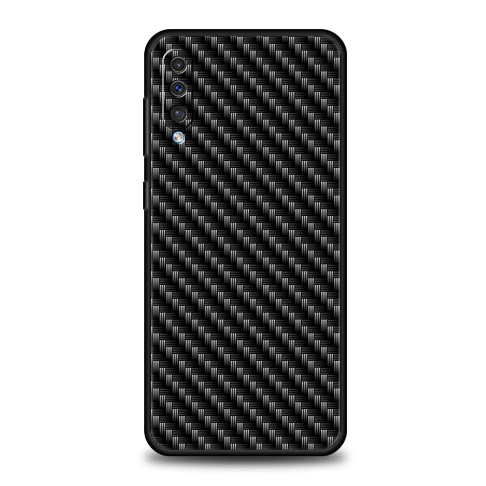Carbon Fiber Phone Case For Samsung A52 A12 A32 4G A22 5G A30 A50 A10 A20e A52s A72 A70 A04 A02 A02s A04s A10s A20 A40 A42 Cover