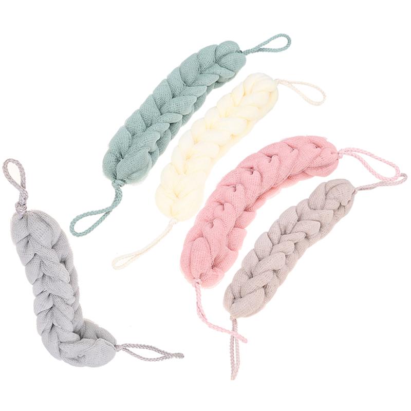 Body Exfoliate Puff Bath Sponge Scrub Mesh Net Ball Massage Ball Back Scrubber
