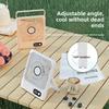 8 Inch USB Rechargeable Desk Fan 5 Speed Mini Cooling Fan Long Battery Life Quiet Fan for Student Dorm Home Office