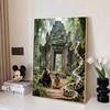 Disney 5D DIY Diamond Painting Mowgli and His Jungle Friends Illustration - Cartoon Full Diamond Mosaic Diamond Painting Art Wall Decoration Craft Set