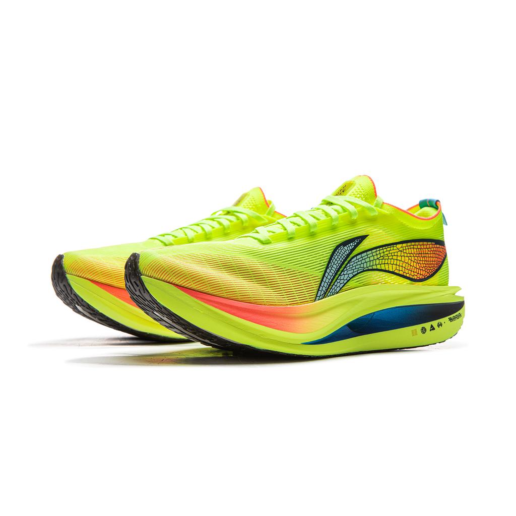 Li Ning Feidian 5 Elite Ultra Light Technology Carbon Plate Running Shoes Men Sneakers Green ARMV003-18