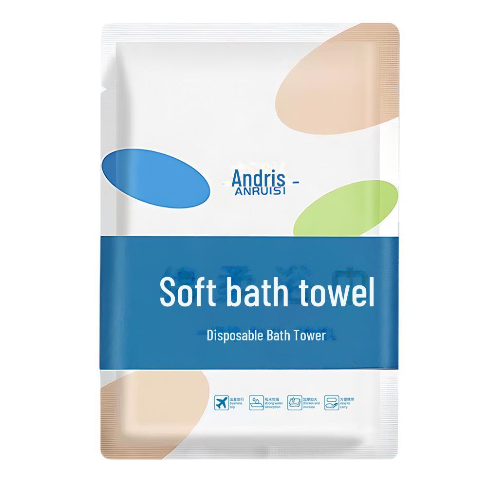 Individually Packaged Disposable Bath Towels for Adults & Kids - Ideal for Travel & Hotels, Thick & Portable