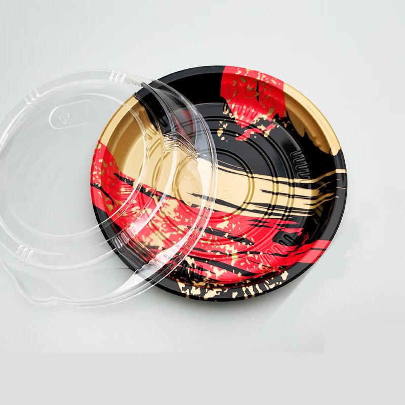 

Sapphire Blue Disposable Round Takeaway Food Containers