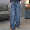 Women's Wide Leg Jeans Retro Loose Slimming Fashionable Plus Size New High Waisted Jeans