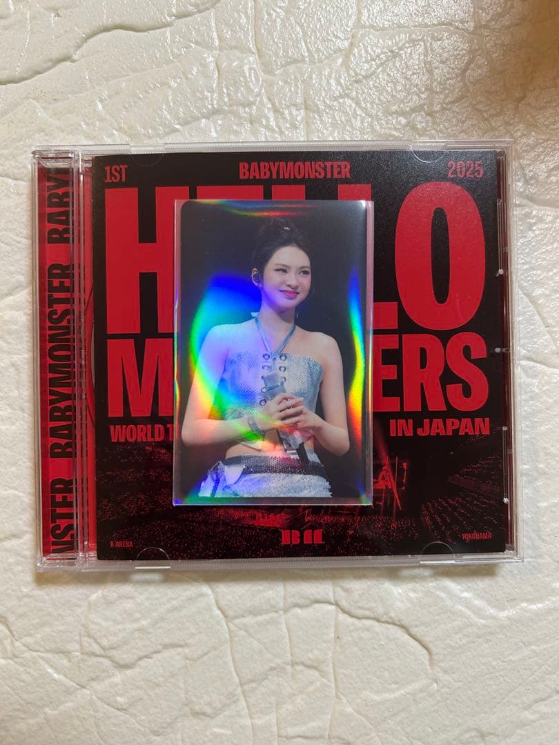 

[USED] BABYMONSTER LIVE CD with Chiquita trading card