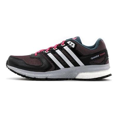 Cushioning Low-Top Running Shoes Women's Black Pink Sneakers S31667